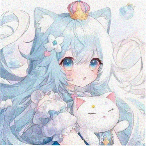 读者头像，翻看册子的插画人物